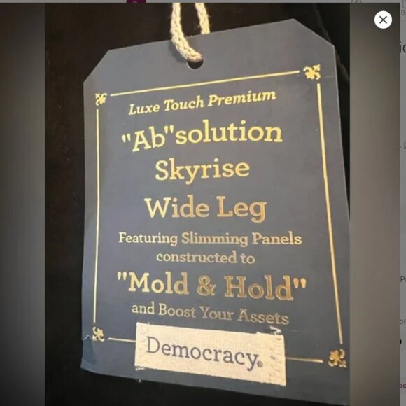 Democracy Black Flare & Wide Leg Jeans - Picture 10 of 13